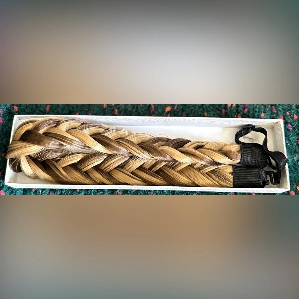 ‼️RARE‼️🎸Madison Braids🎸🔥NWT🔥LULU Two Strand Braided Headband (No Longer Avila)